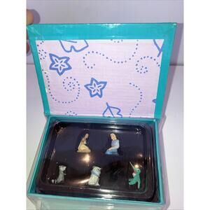 VINTAGE Disney Applause Pocahontas Mini Figurine Gift Set 5 Figures New In Box